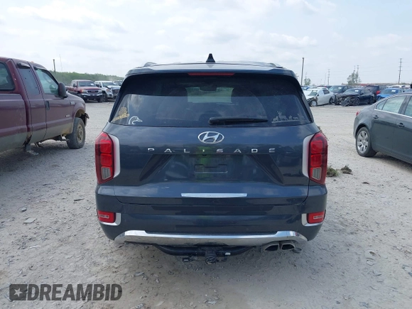 2020 Hyundai Palisade Limited z VIN KM8R54HE6LU073947, wystawiony jako IAAI lot #42149911 z przebiegiem 59 202 mil mil oraz . Historia ofert i sprzedaży dostępna na DreamBid. Obrazek 17.