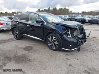 2023 Nissan Murano SL with VIN 5N1AZ2CS9PC106843, listed as a IAAI auction lot 40943148 with 44,513 mi miles. Bid and sale history available at carsss.com. Image 1.