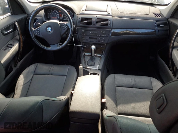 2008 BMW X3 3.0si with VIN WBXPC93468WJ24083, listed as a Copart auction lot 53371395 with 133,518 mi miles and Clean Title. Bid and sale history available at carsss.com. Image 8.