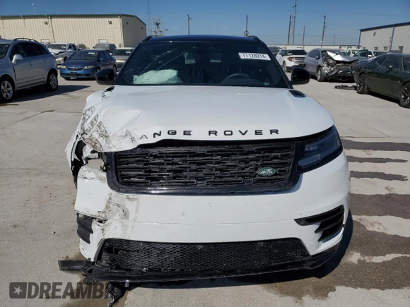 2024 Land Rover Range Rover Velar Dynamic SE z VIN SALYL2EX4RA385218, wystawiony jako Copart lot #77128914 z przebiegiem 9 836 mil mil oraz Szkoda całkowita • Salvage title. Historia ofert i sprzedaży dostępna na DreamBid. Obrazek 5.