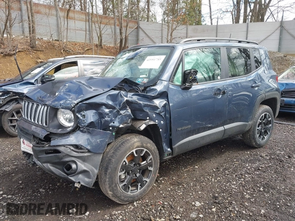 2023 Jeep Renegade Latitude with VIN ZACNJDB17PPP61612, listed as a IAAI auction lot 42051755 with 13,013 mi miles and . Bid and sale history available at DreamBid. Image 18.