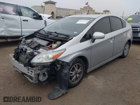 2010 Toyota Prius II with VIN JTDKN3DU5A0050385, listed as a IAAI auction lot 41442576 with 107,717 mi miles. Bid and sale history available at carsss.com. Image 2.
