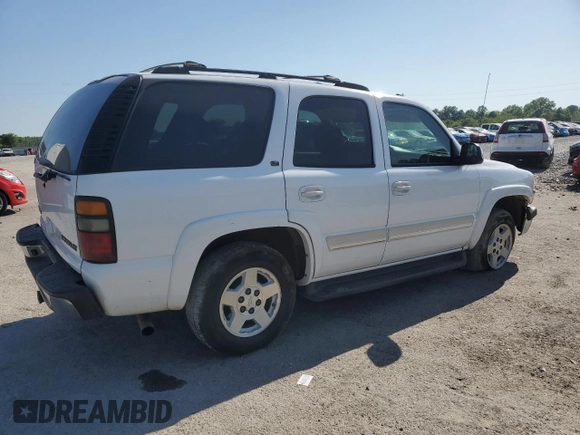 2005 Chevrolet Tahoe Z71 with VIN 1GNEC13T35R110236, listed as a Copart auction lot 53809095 with Not provided miles and Salvage title. Bid and sale history available at DreamBid. Image 3.