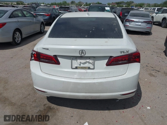 2017 Acura TLX w/Technology Pkg with VIN 19UUB1F50HA000009, listed as a IAAI auction lot 42005791 with 1 mi miles. Bid and sale history available at carsss.com. Image 15.