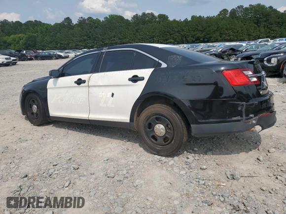 2014 Ford Police Interceptor with VIN 1FAHP2MK0EG131679, listed as a Copart auction lot 53848965 with 163,894 mi miles and Salvage title. Bid and sale history available at DreamBid. Image 2.