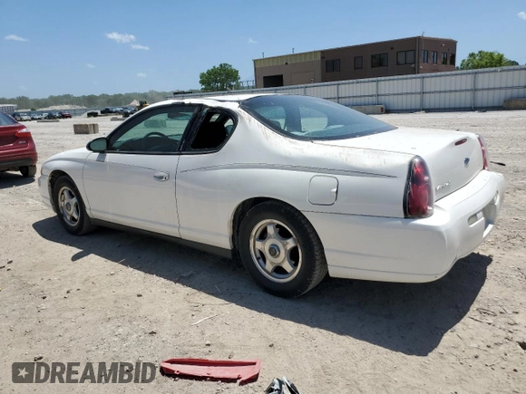 2005 Chevrolet Monte Carlo LS с VIN 2G1WW12E959286606, выставлен на аукционе Copart как лот 62007435 с пробегом 76 229 миль миль и Списание • Salvage title. История ставок и продаж доступна на DreamBid. Изображение 2.