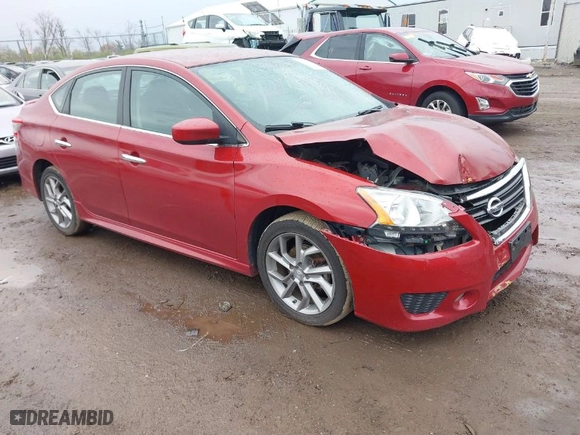 2014 Nissan Sentra SV with VIN 3N1AB7AP1EY262337, listed as a IAAI auction lot 41958717 with 132,976 mi miles. Bid and sale history available at carsss.com. Image 1.