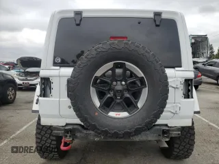 2018 Jeep Wrangler Unlimited Rubicon z VIN 1C4HJXFGXJW258554, wystawiony jako Copart lot #55863905 z przebiegiem 60 492 mil mil oraz Szkoda całkowita • Salvage title. Historia ofert i sprzedaży dostępna na DreamBid. Obrazek 6.
