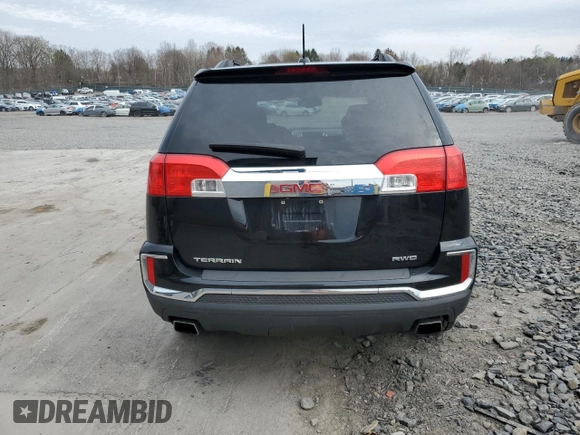 2016 GMC Terrain SLE with VIN 2GKFLTE36G6181813, listed as a Copart auction lot 53709685 with 136,282 mi miles and Salvage Title. Bid and sale history available at DreamBid. Image 6.