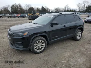 2020 Jeep Cherokee Latitude with VIN 1C4PJLCB7LD581651, listed as a Copart auction lot 42816555 with 100,845 mi miles and Salvage Title. Bid and sale history available at DreamBid. Image 1.