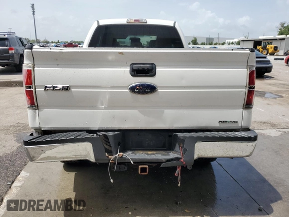 2014 Ford F-150 XL with VIN 1FTFX1EF4EFB48505, listed as a Copart auction lot 58985655 with 195,068 mi miles and Salvage title. Bid and sale history available at DreamBid. Image 6.