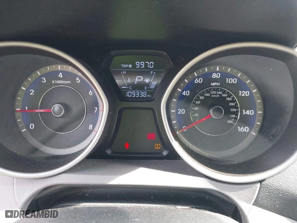 2014 Hyundai Elantra Coupe with VIN KMHDH6AH3EU026718, listed as a IAAI auction lot 41721610 with 109,338 mi miles. Bid and sale history available at carsss.com. Image 7.