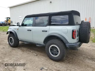 2022 Ford Bronco с VIN 1FMEE5DP4NLB58208, выставлен на аукционе Copart как лот 56726435 с пробегом 37 573 миль миль и Чистый • Clean title. История ставок и продаж доступна на DreamBid. Изображение 2.