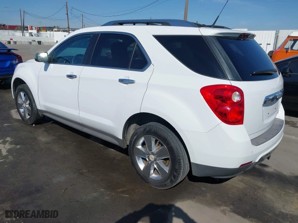 2012 Chevrolet Equinox LTZ with VIN 2GNALFEK0C1262447, listed as a IAAI auction lot 41643221 with 114,514 mi miles. Bid and sale history available at carsss.com. Image 3.