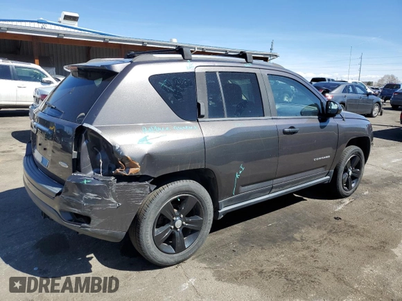 2015 Jeep Compass Latitude with VIN 1C4NJDEB6FD162785, listed as a Copart auction lot 49737775 with 116,207 mi miles and Salvage Title. Bid and sale history available at carsss.com. Image 3.