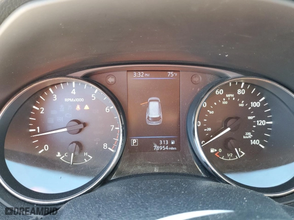 2019 Nissan Rogue SV with VIN KNMAT2MT3KP525012, listed as a Copart auction lot 48670955 with 78,954 mi miles and Salvage Title. Bid and sale history available at carsss.com. Image 9.
