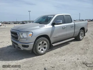 2019 Ram 1500 Big Horn/Lone Star with VIN 1C6SRFBT5KN598852, listed as a Copart auction lot 49665565 with 38,447 mi miles and Salvage Title. Bid and sale history available at carsss.com. Image 1.