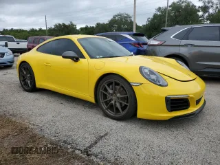 2019 Porsche 911 Carrera with VIN WP0AA2A93KS104130, listed as a Copart auction lot 74733714 with 43,418 mi miles and Salvage Title. Bid and sale history available at carsss.com. Image 4.