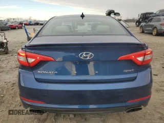 2017 Hyundai Sonata Sport with VIN 5NPE34AFXHH554068, listed as a Copart auction lot 87419144 with 157,351 mi miles and Salvage Title. Bid and sale history available at carsss.com. Image 6.