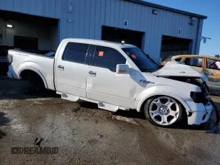 2011 Ford F-150 Lariat with VIN 1FTFW1E64BFA22059, listed as a Copart auction lot 88934345 with 0 mi miles and Salvage Title. Bid and sale history available at carsss.com. Image 4.