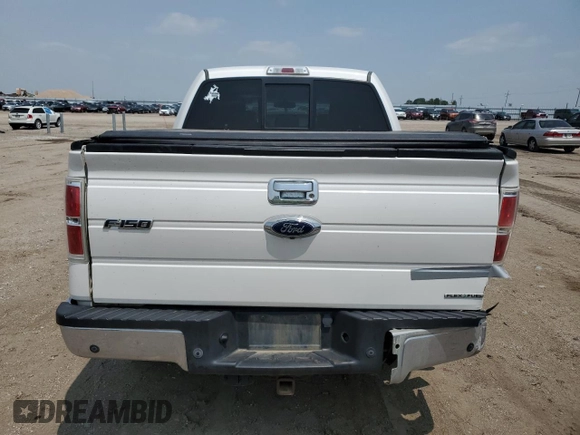 2013 Ford F-150 XL with VIN 1FTFW1EF6DKF53449, listed as a Copart auction lot 59697185 with 166,302 mi miles and Salvage title. Bid and sale history available at DreamBid. Image 6.