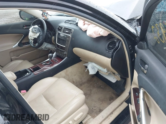 2006 Lexus IS 250 with VIN JTHCK262365007580, listed as a IAAI auction lot 41726932 with 193,087 mi miles and . Bid and sale history available at DreamBid. Image 5.