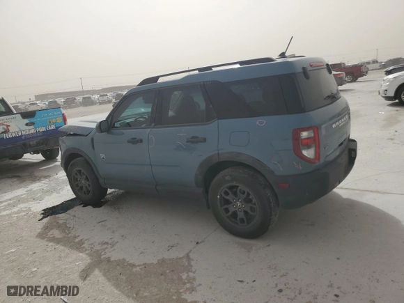 2023 Ford Bronco Sport Big Bend with VIN 3FMCR9B62PRE06456, listed as a Copart auction lot 49108435 with 21,296 mi miles and Salvage Title. Bid and sale history available at carsss.com. Image 2.
