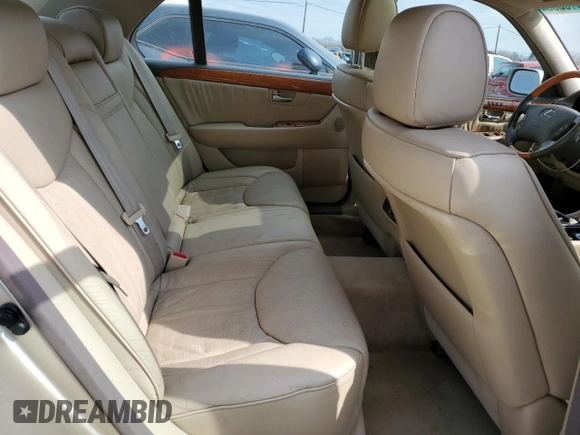 2004 Lexus LS 430 with VIN JTHBN36F140162697, listed as a Copart auction lot 47810895 with 304,336 mi miles and Clean Title. Bid and sale history available at DreamBid. Image 10.