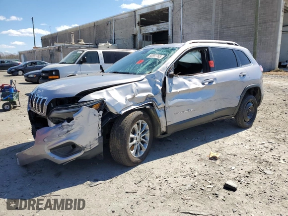 2019 Jeep Cherokee Latitude Plus with VIN 1C4PJMLB7KD194683, listed as a Copart auction lot 50897765 with 167,710 mi miles and Salvage Title. Bid and sale history available at carsss.com. Image 1.