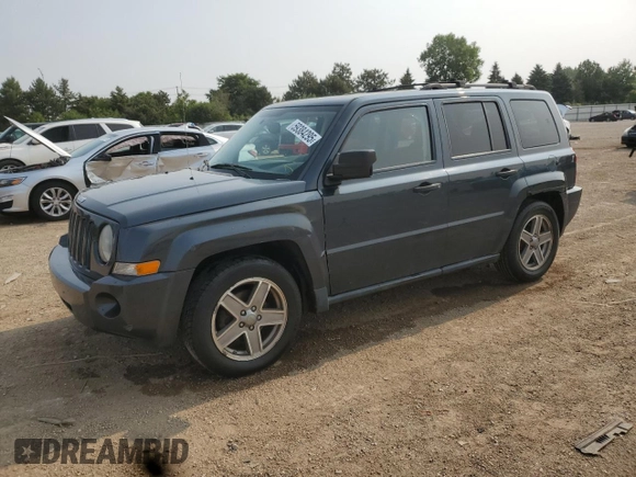 2008 Jeep Patriot Sport with VIN 1J8FT28W18D520047, listed as a Copart auction lot 59384295 with 176,770 mi miles and Salvage title. Bid and sale history available at DreamBid. Image 1.