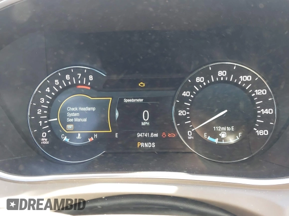 2018 Lincoln MKX Reserve with VIN 2LMPJ6LR4JBL26828, listed as a IAAI auction lot 41143231 with 94,741 mi miles. Bid and sale history available at carsss.com. Image 7.