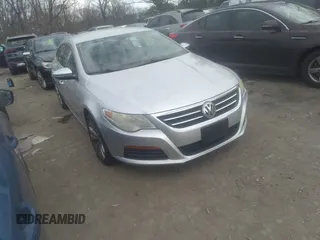 2012 Volkswagen CC Sport with VIN WVWMN7AN1CE513271, listed as a IAAI auction lot 41467026 with 147,651 mi miles. Bid and sale history available at carsss.com. Image 1.