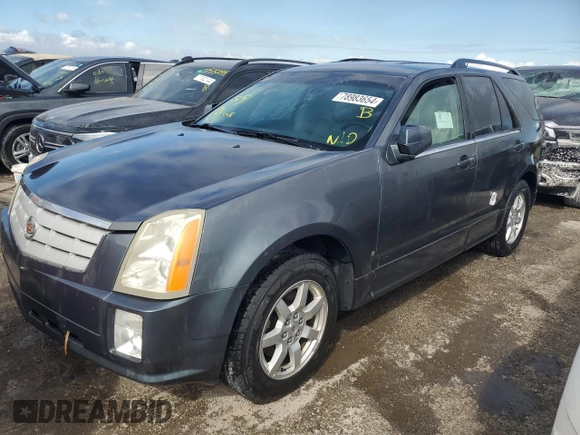 2009 Cadillac SRX RWD z VIN 1GYEE637790101241, wystawiony jako Copart lot #78983654 z przebiegiem Nie podano mil oraz Szkoda całkowita • Salvage title. Historia ofert i sprzedaży dostępna na DreamBid. Obrazek 1.