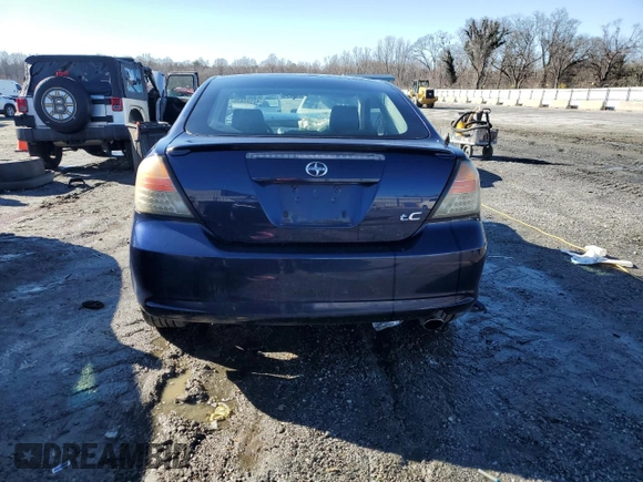 2006 Scion tC with VIN JTKDE167260115231, listed as a Copart auction lot 42502435 with 276,617 mi miles and Salvage Title. Bid and sale history available at carsss.com. Image 6.