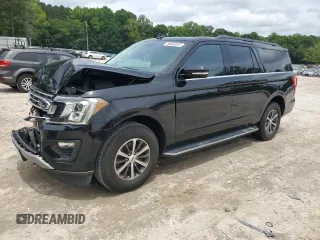 2019 Ford Expedition Max XLT z VIN 1FMJK1JTXKEA29570, wystawiony jako Copart lot #58850315 z przebiegiem 103 978 mil mil oraz Szkoda całkowita • Salvage title. Historia ofert i sprzedaży dostępna na DreamBid. Obrazek 1.