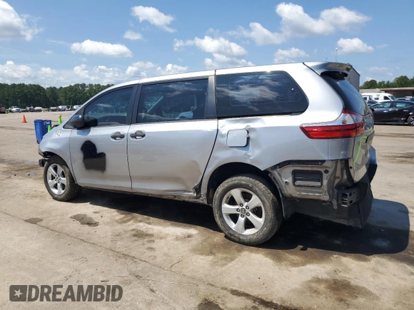 2018 Toyota Sienna L with VIN 5TDZZ3DCXJS928724, listed as a Copart auction lot 58067154 with 233,628 mi miles and Salvage Title. Bid and sale history available at DreamBid. Image 2.