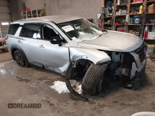 2023 Nissan Pathfinder S with VIN 5N1DR3AC3PC219508, listed as a IAAI auction lot 41808087 with 54,669 mi miles and . Bid and sale history available at DreamBid. Image 1.