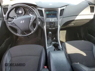 2012 Hyundai Sonata SE with VIN 5NPEC4AB7CH411987, listed as a Copart auction lot 55461465 with 163,438 mi miles and Salvage Title. Bid and sale history available at carsss.com. Image 8.