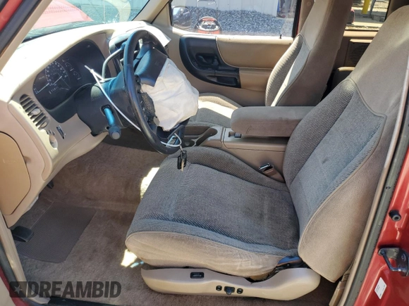 1997 Ford Ranger XLT with VIN 1FTCR14X7VTA07422, listed as a Copart auction lot 53111375 with 157,917 mi miles and Salvage Title. Bid and sale history available at carsss.com. Image 7.