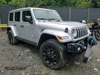 2024 Jeep Wrangler Sahara with VIN 1C4RJXP65RW210689, listed as a Copart auction lot 66482724 with 4,872 mi miles and Salvage Title. Bid and sale history available at DreamBid. Image 11.