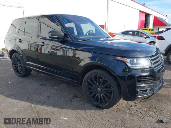 2016 Land Rover Range Rover Autobiography with VIN SALGV2EF0GA299639, listed as a IAAI auction lot 41330301 with 51,096 mi miles and . Bid and sale history available at DreamBid. Image 1.