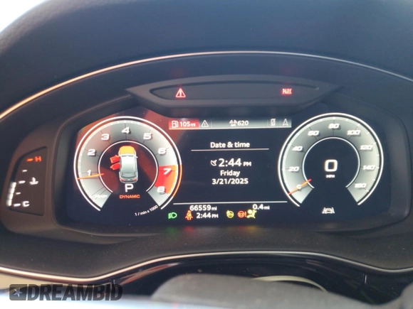 2021 Audi Q7 Premium with VIN WA1AJAF77MD029807, listed as a Copart auction lot 49939595 with 66,559 mi miles and Salvage title. Bid and sale history available at DreamBid. Image 9.