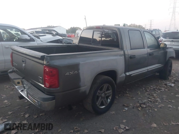 2008 Dodge Dakota Laramie with VIN 1D7HW58N18S603012, listed as a IAAI auction lot 40326773 with 1 mi miles. Bid and sale history available at carsss.com. Image 4.