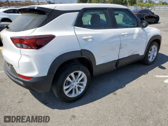 2021 Chevrolet TrailBlazer LS with VIN KL79MMS2XMB021138, listed as a Copart auction lot 65778844 with 30,309 mi miles and Salvage Title. Bid and sale history available at DreamBid. Image 3.