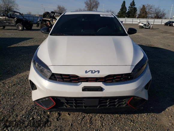 2024 Kia Forte GT-Line with VIN 3KPF54AD9RE702438, listed as a Copart auction lot 46195175 with 37,242 mi miles and Salvage Title. Bid and sale history available at carsss.com. Image 5.
