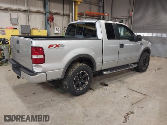 2005 Ford F-150 XLT with VIN 1FTPX14555FA52671, listed as a IAAI auction lot 41733466 with 214,826 mi miles. Bid and sale history available at carsss.com. Image 4.