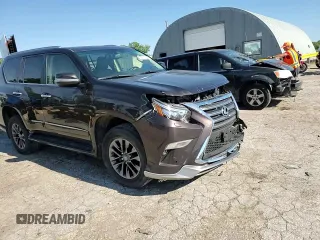 2019 Lexus GX 460 Luxury with VIN JTJJM7FX3K5225764, listed as a Copart auction lot 57110254 with 59,150 mi miles and Salvage title. Bid and sale history available at DreamBid. Image 11.
