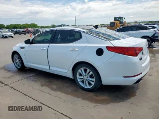 2013 Kia Optima EX с VIN 5XXGN4A77DG182352, выставлен на аукционе Copart как лот 54130995 с пробегом 174 866 миль миль и Чистый • Clean title. История ставок и продаж доступна на DreamBid. Изображение 2.