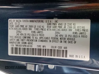 2023 Mazda CX-50 2.5 Turbo with VIN 7MMVABXY4PN148160, listed as a Copart auction lot 51306595 with 36,622 mi miles and Salvage title. Bid and sale history available at DreamBid. Image 14.