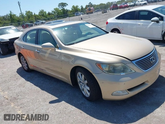 2007 Lexus LS 460 z VIN JTHBL46F875040163, wystawiony jako IAAI lot #42002411 z przebiegiem 145 247 mil mil oraz . Historia ofert i sprzedaży dostępna na DreamBid. Obrazek 1.